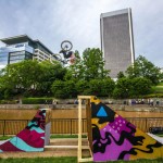 Adam Hauck Frontie with the Richmond skyline lurking in the background.