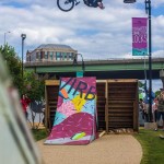 Mike Kent throwing one of his insane 3 flips.