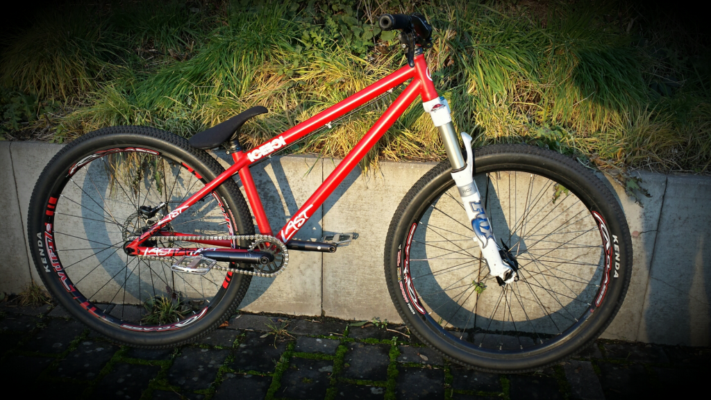 Raphael rides for LAST Bikes and Alex Rims.