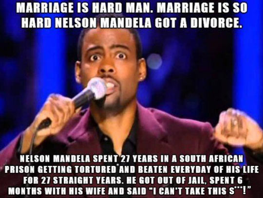 Chris Rock nails it with this one!