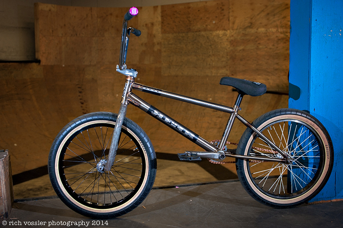 Mike's new Reeb BMX frame is a piece of art. Full bike check will be up soon