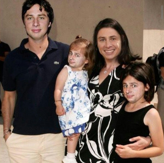 I like that Zach Braff posted this family portrait...haha