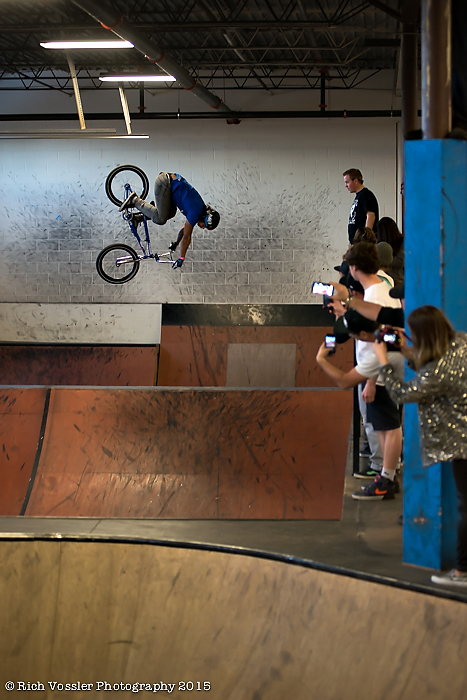 Aj getting it dumped over the spox line.