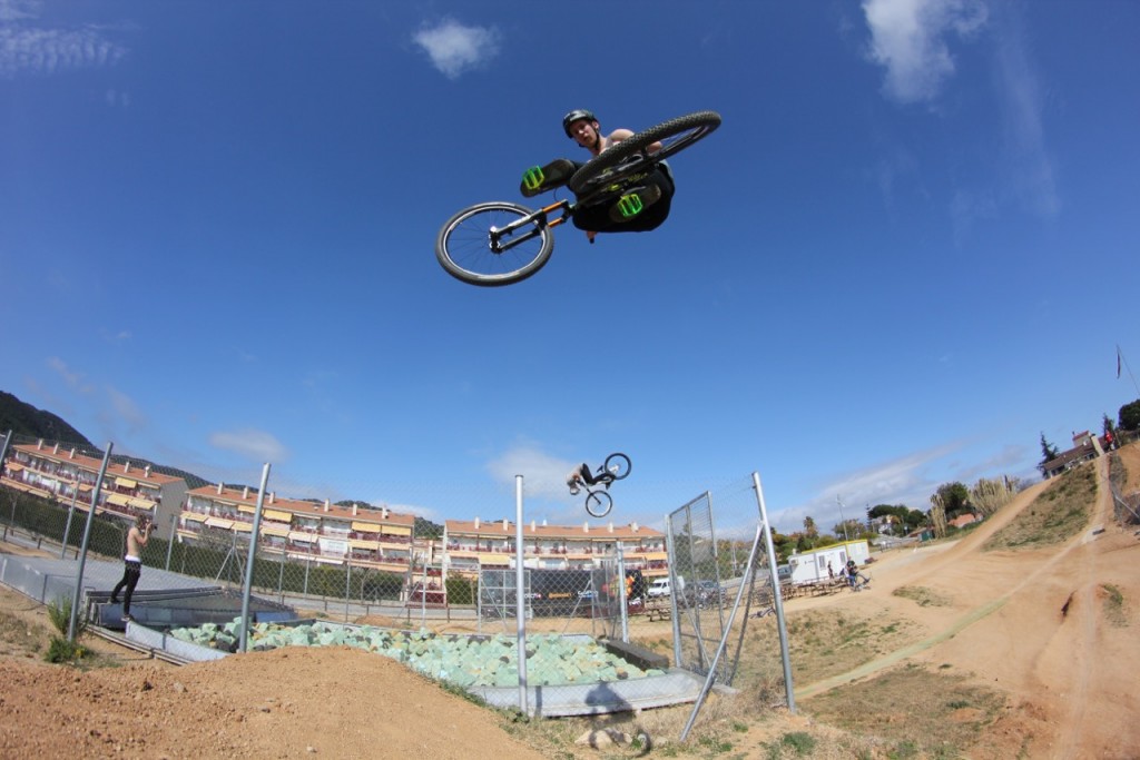 High flying at La Poma.