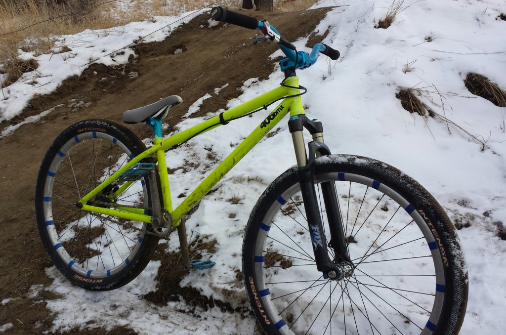We generally just see Jason Hudson's NS Bikes build in the snow. But I guess that's how it is in Montana.