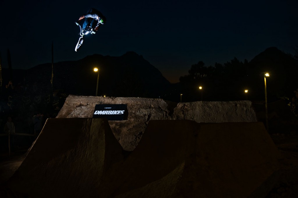 Mongoose rider Kevin Peraza took the BMX win at Night Harvest.