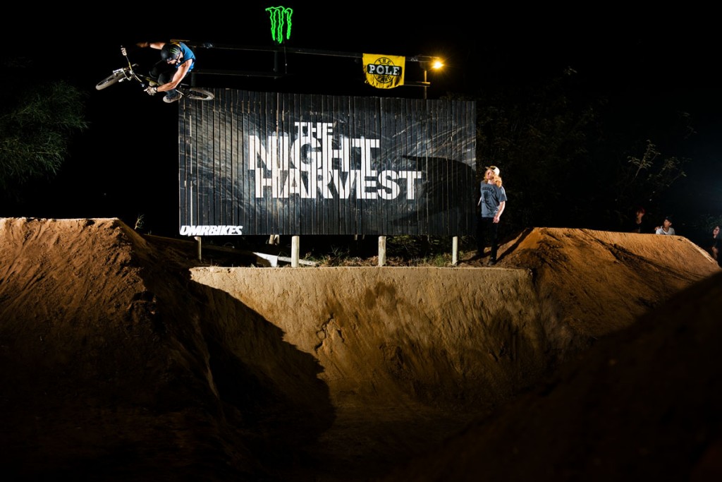 Sam Reynolds hitting the wall ride